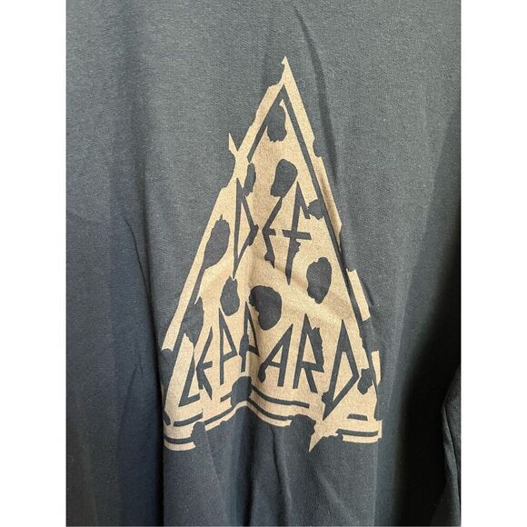 Def Leppard Black Crewneck Sweatshirt Woman’s Size XXL NEW - Picture 3 of 7